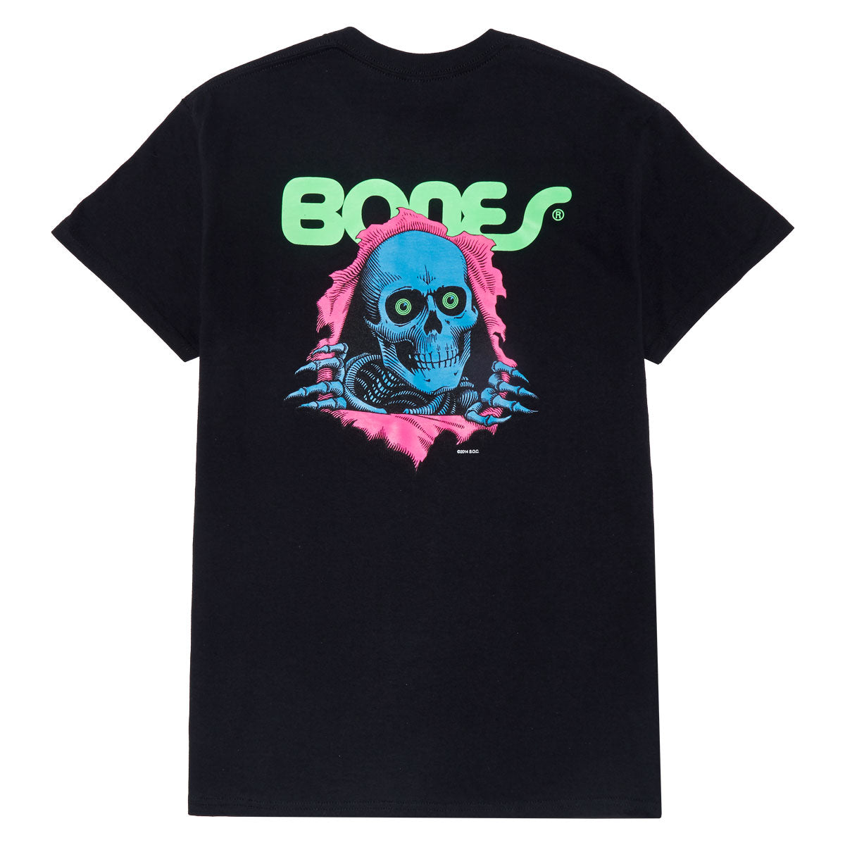Vendetta Inc. Maglietta Uomo Skull & Bones - Nero - Taglia L - 100% Cotone Regular Fit