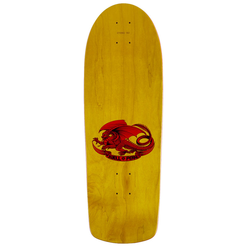 Powell-Peralta Mike McGill OG Skull And Snake 17 Skateboard Deck - Rasta Fade - 10.00