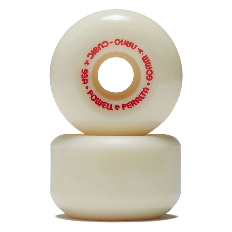Powell-Peralta Dragon Formula Nano Cubic 93a Skateboard Wheels - Off White - 60mm