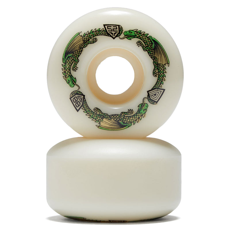Powell-Peralta Dragon Formula 88a V1 Skateboard Wheels - Off White - 52mm