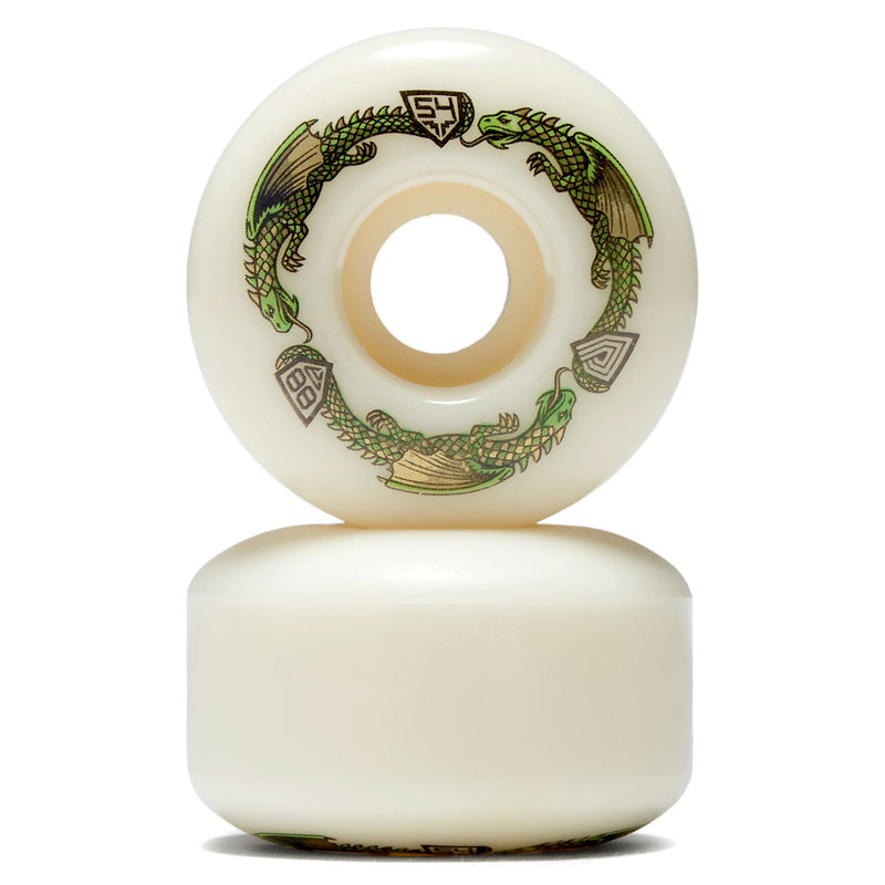 Powell-Peralta Dragon Formula 88a V4 Skateboard Wheels - Off White - 54mm