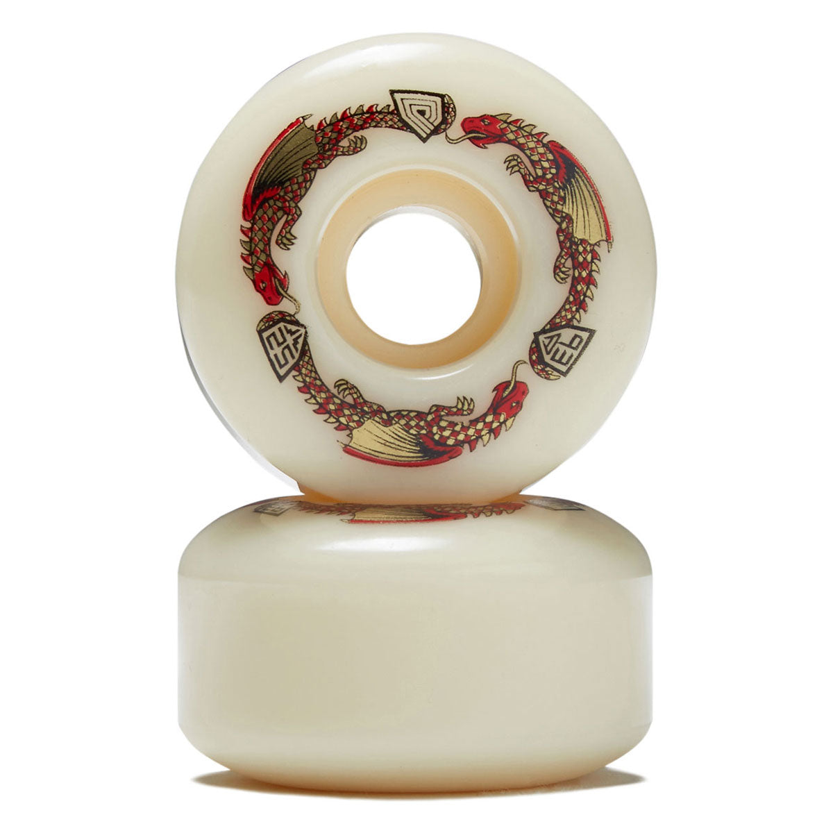 Powell-Peralta Dragon Formula 93a V1 Skateboard Wheels - Off White