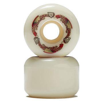 Powell-Peralta Dragon Formula 93a A2 Skateboard Wheels - Off White II - 54mm