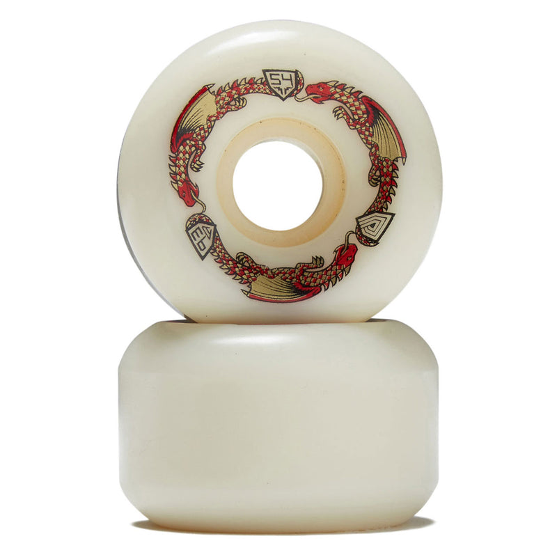 Powell-Peralta Dragon Formula 93a V6 Skateboard Wheels - Off White II - 54mm