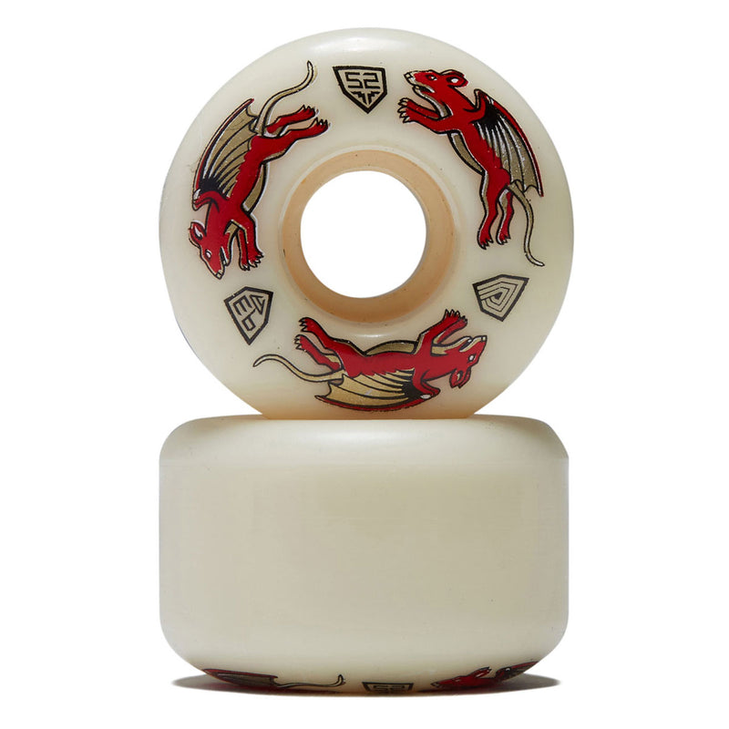Powell-Peralta Dragon Formula Nano Rat 93a V4 Skateboard Wheels - Off White - 52mm