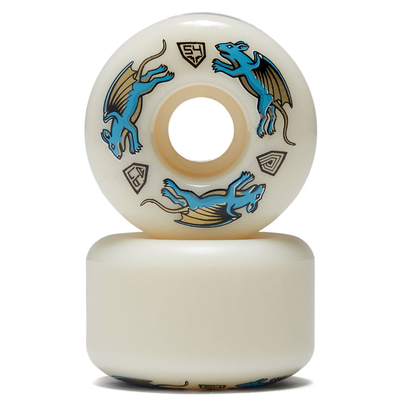 Powell-Peralta Dragon Formula Nano Rat 97a AV4 Skateboard Wheels - Off White - 54mm