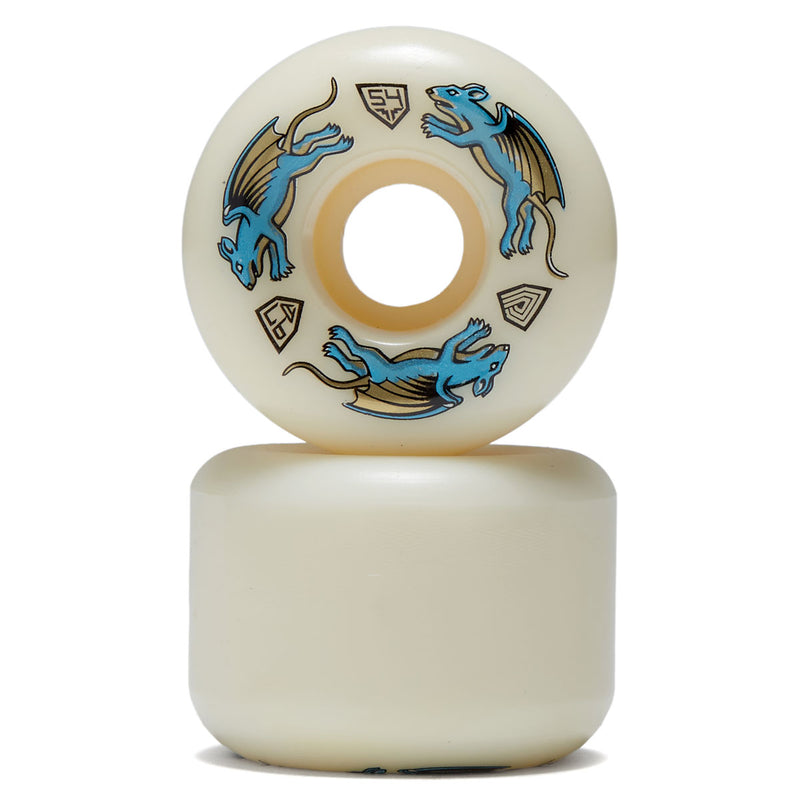 Powell-Peralta Dragon Formula Nano Rat 97a AA2 Skateboard Wheels - Off White - 54mm