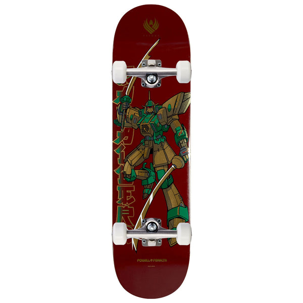 Flight Steve Caballero Gundam Skateboard Complete - Burgundy/Gold