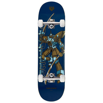 Flight Steve Caballero Gundam Skateboard Complete - Blue/Gold Foil - 8.50
