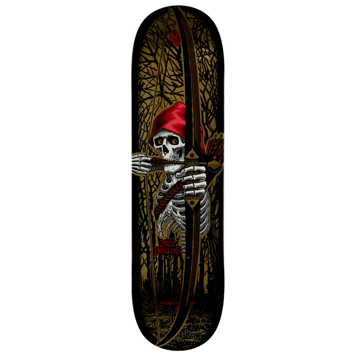 Powell-Peralta Flight Zach Doelling Archer Skateboard Deck - 8.30