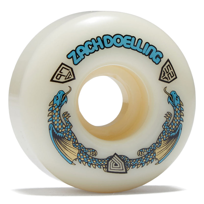 Powell-Peralta Dragon Formula Dach Doelliing 97a A1 Skateboard Wheels - Off White - 52mm