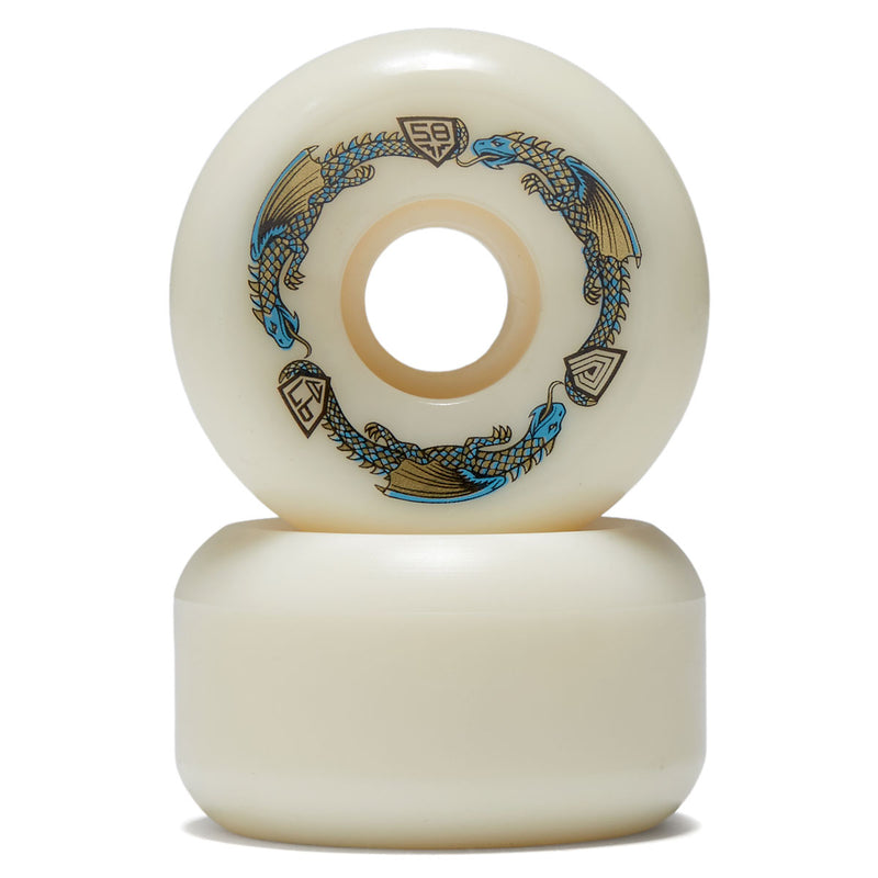 Powell-Peralta Dragon Formula 97a RB2 Skateboard Wheels - Off White - 58mm