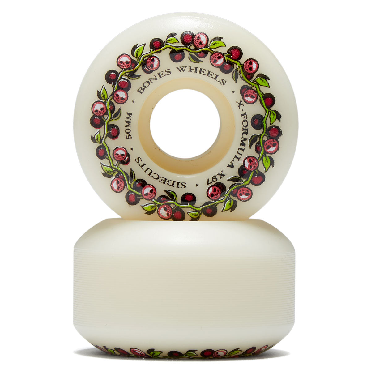 Bones Skull Berries 97a V5 Sidecuts Skateboard Wheels - 50mm image 2