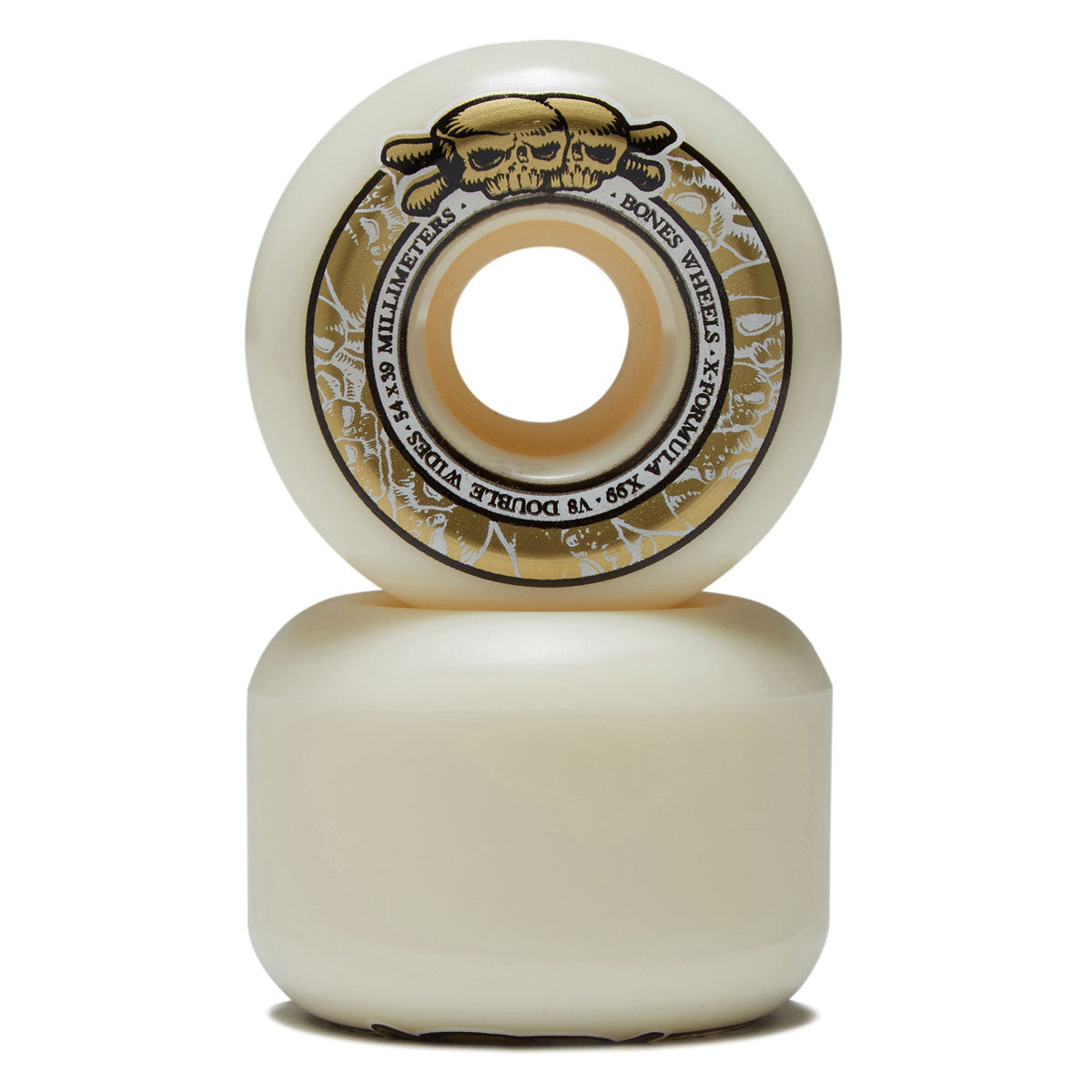 Bones X-Formula Double Wides 99a V8 Double Wide Skateboard Wheels