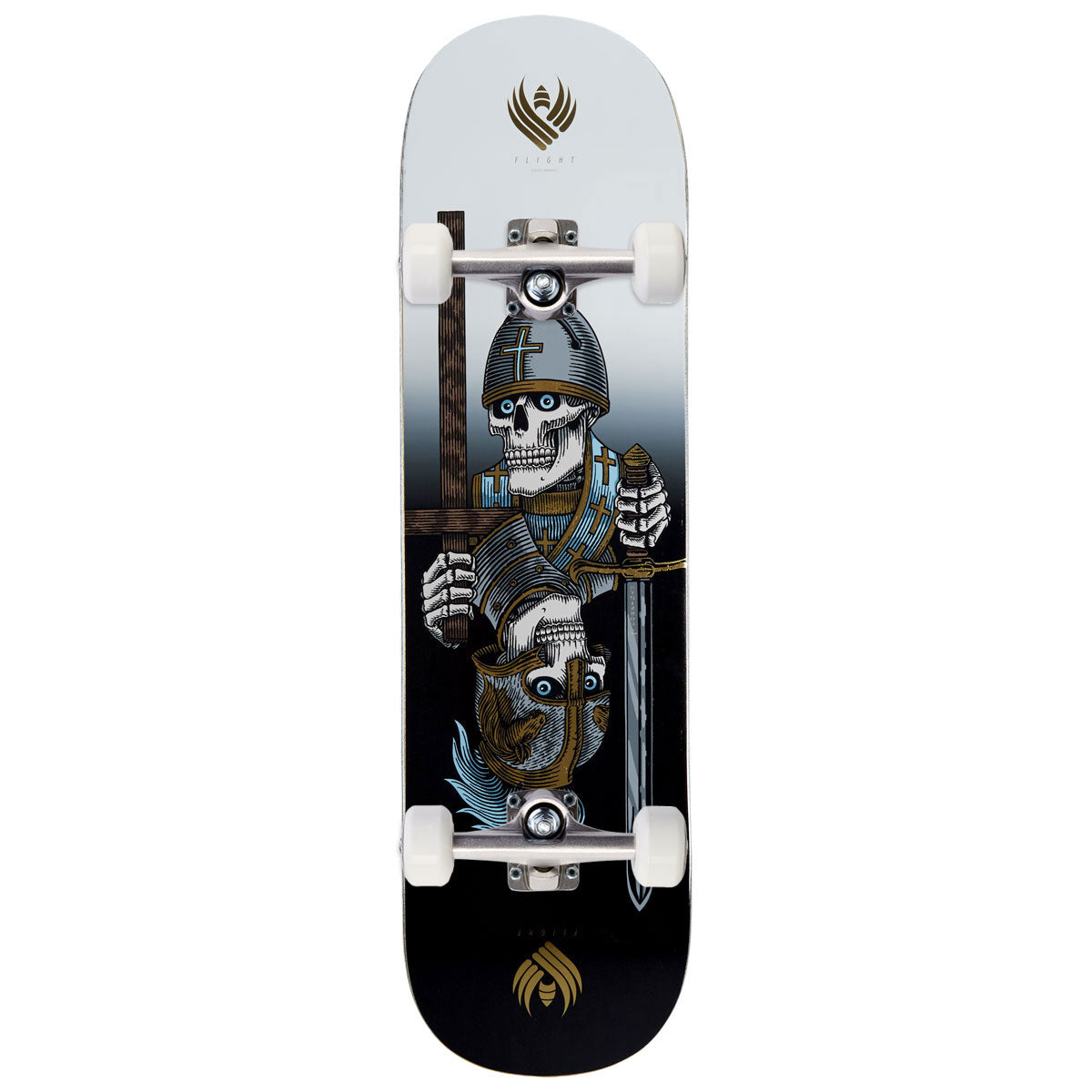 Powell-Peralta Flight Dan Corrigan Chess Skull Skateboard Complete