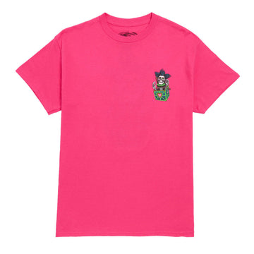 Powell-Peralta Chris Hiett Skull T-Shirt - Heliconia