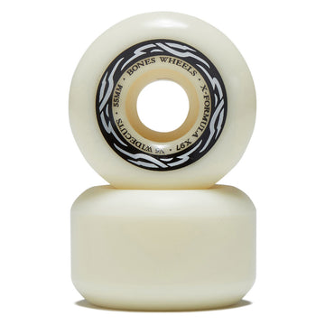 Bones X-Formula Widecuts 97a V6 Wide-Cut Skateboard Wheels - 55mm
