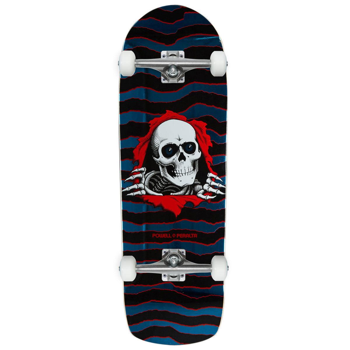 Powell Peralta II 58mm 93A定価送料込み10,980円 Powell-Peralta Old School Ripper 18 Skateboard Complete - Red/Aqua