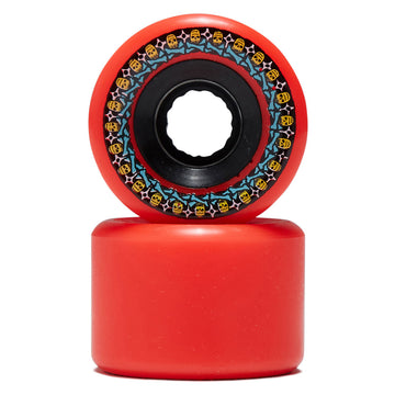 Bones ATF Rough Riders 80a Skateboard Wheels - Red - 56mm