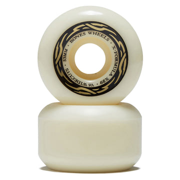 Bones X-Formula Widecuts 99a V6 Wide-Cut Skateboard Wheels - 53mm