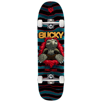 Powell-Peralta Flight Bucky Lasek Tortoise 05 Skateboard Complete - Turquoise Foil - 8.62