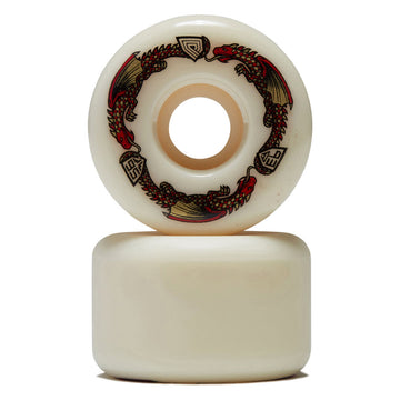 Powell-Peralta Dragon Formula Dragons 93a V7 Skateboard Wheels - Off White - 56mm