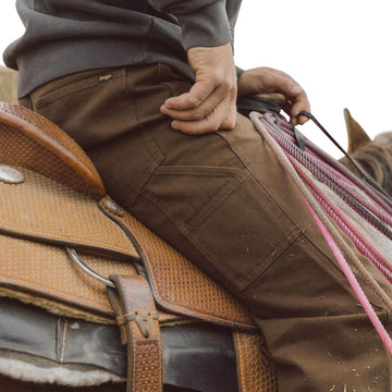 Seager Bison Canvas Pants - Tobacco