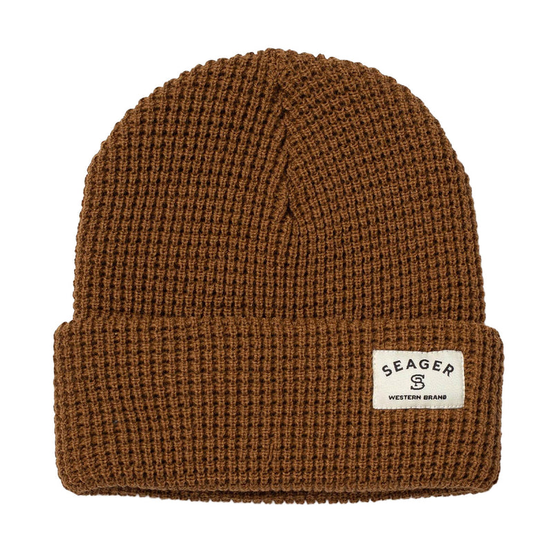 Seager Service 2.0 Waffle Knit Beanie - Brown
