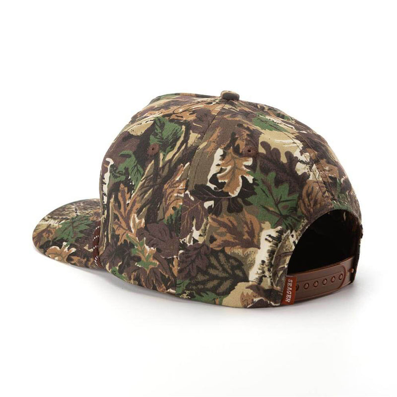 Seager Branded Snapback Hat - Real Camo