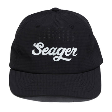Seager Uphill Tech Strapback Hat - Black