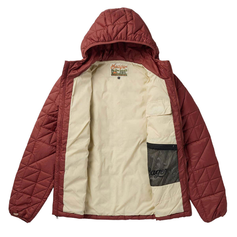 Seager Ruff & Tuff Puff Jacket - Red Rock