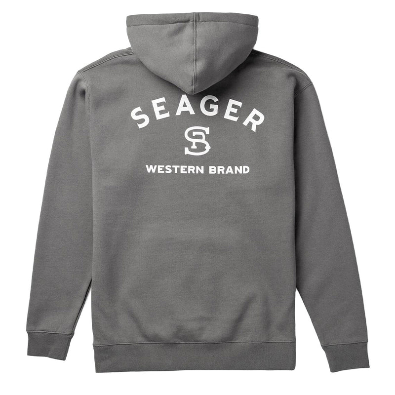 Seager Branded Hoodie - Charcoal