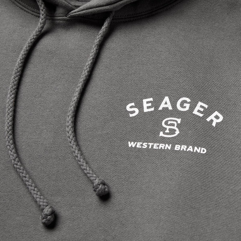Seager Branded Hoodie - Charcoal