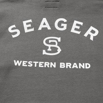 Seager Branded Hoodie - Charcoal