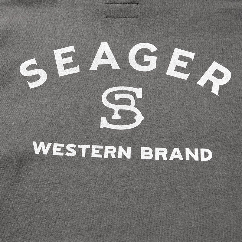 Seager Branded Hoodie - Charcoal