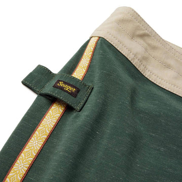 Seager Azteca Boardshorts - Spruce Green