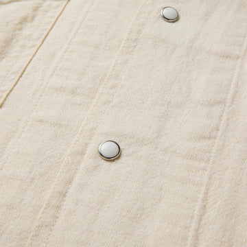 Seager Whippersnapper Embroidered Shirt - White Wash