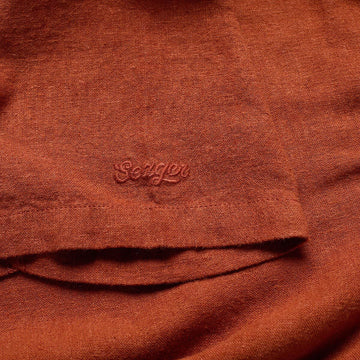 Seager Whippersnapper Embroidered Shirt - Red Clay