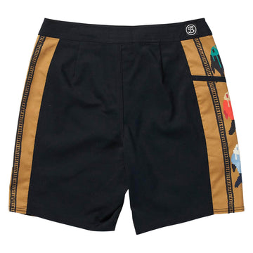 Seager Capo Panel Boardshorts - Upstream Black