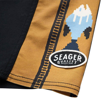 Seager Capo Panel Boardshorts - Upstream Black