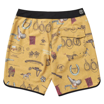 Seager Micro Dose Scallop Boardshorts - Bronze
