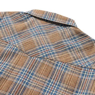 Seager Sawtoof Shirt - Faded Navy Plaid