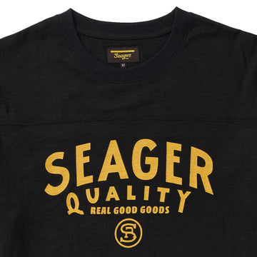 Seager Riggins Crew T-Shirt - Washed Black