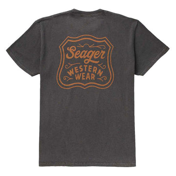 Seager Premium Badge T-Shirt - Pigment Black