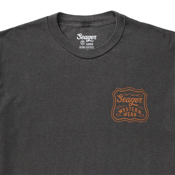 Seager Premium Badge T-Shirt - Pigment Black