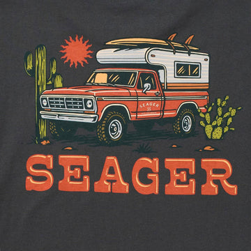 Seager Baja T-Shirt - Vintage Black
