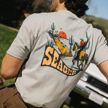Seager Long Ride T-Shirt - Desert Green