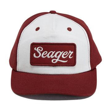 Seager Uncle Bill Snapback Hat - Red/White