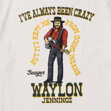 Seager Always Been Crazy T-Shirt - Vintage White