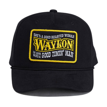 Seager Good Hearted Woman Snapback Hat - Black